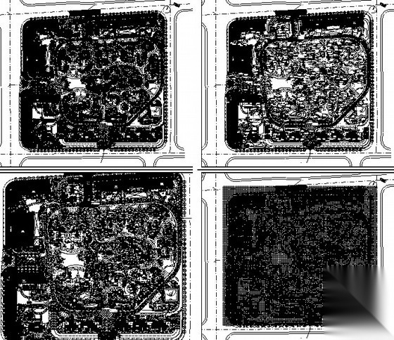 [杭州]住宅小区园林景观绿化种植施工图施工图下载【ID:161094147】