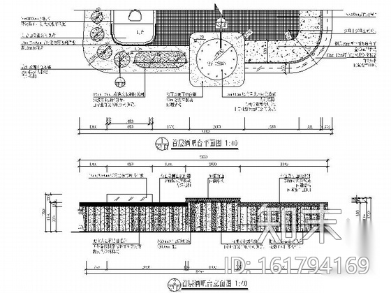 [深圳]商业中心区时尚高档风格酒吧装修图cad施工图下载【ID:161794169】