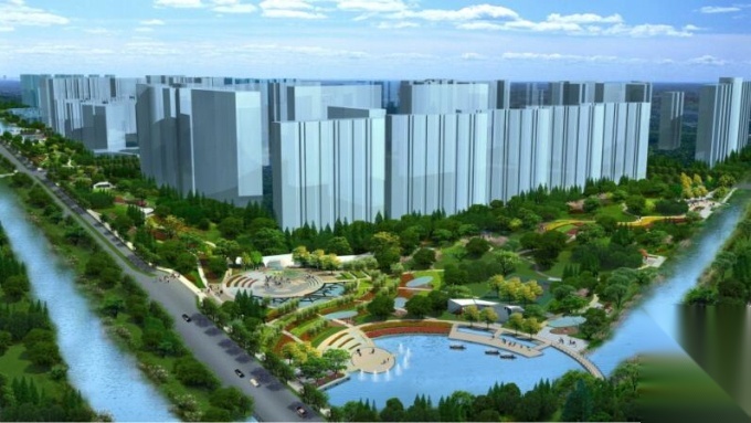 [浙江]三江两岸滨水生态景观概念规划cad施工图下载【ID:161035178】