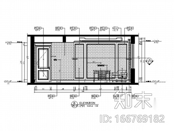 [上海]清新脱俗新中式别墅室内施工图（含效果图）施工图下载【ID:166769182】