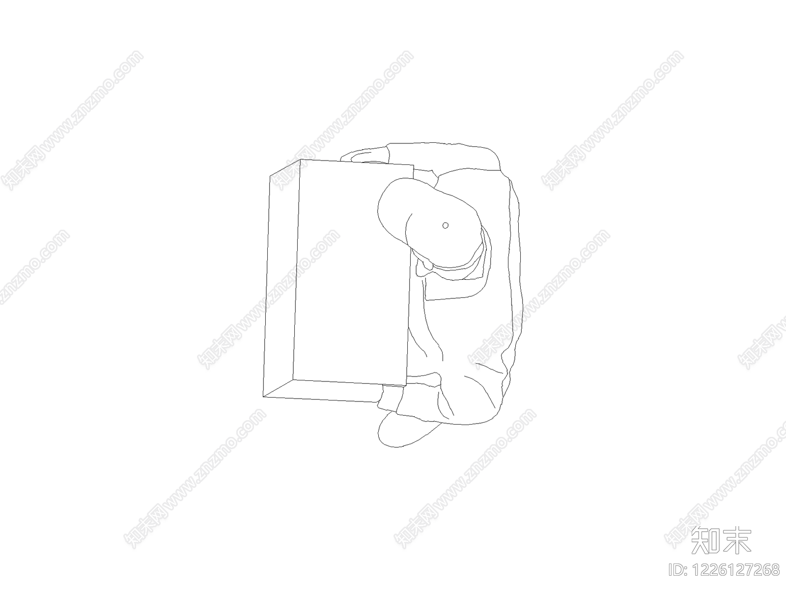 人物cad施工图下载【ID:1226127268】