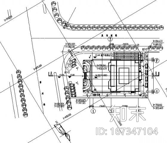 青岛某工商局建筑环境设计cad施工图下载【ID:167347104】