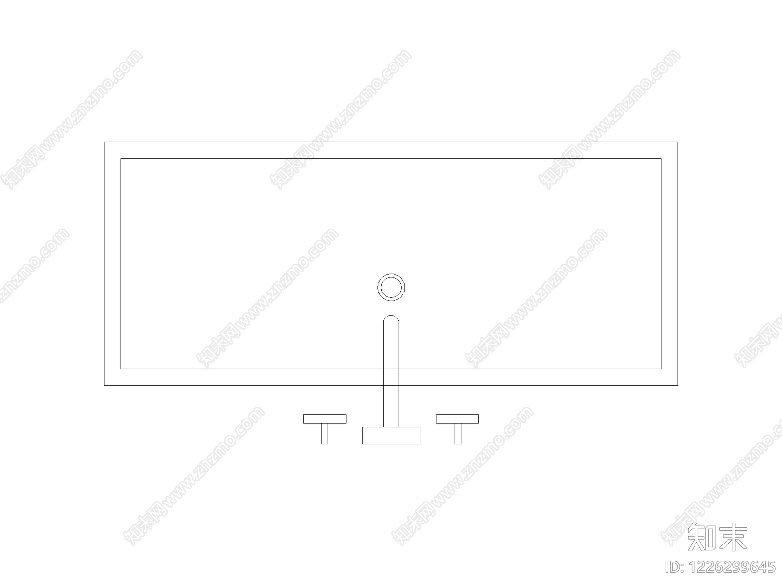 现代卫浴设施CAD图纸