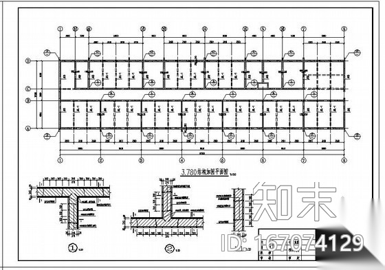 某中学教学楼加固工程结构设计图cad施工图下载【ID:167074129】