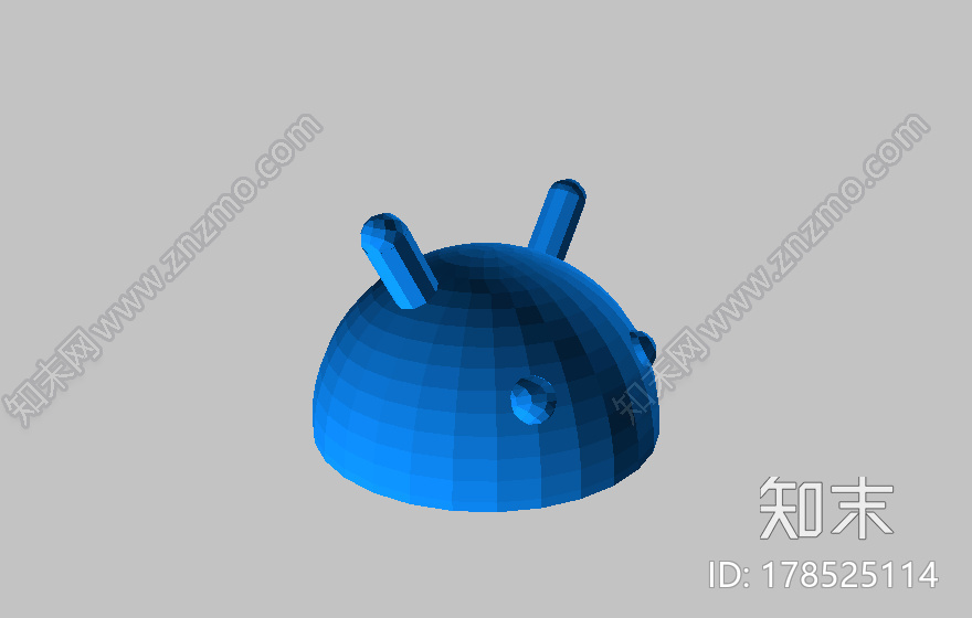 安卓吉祥物3d打印模型3d打印模型下载【ID:178525114】