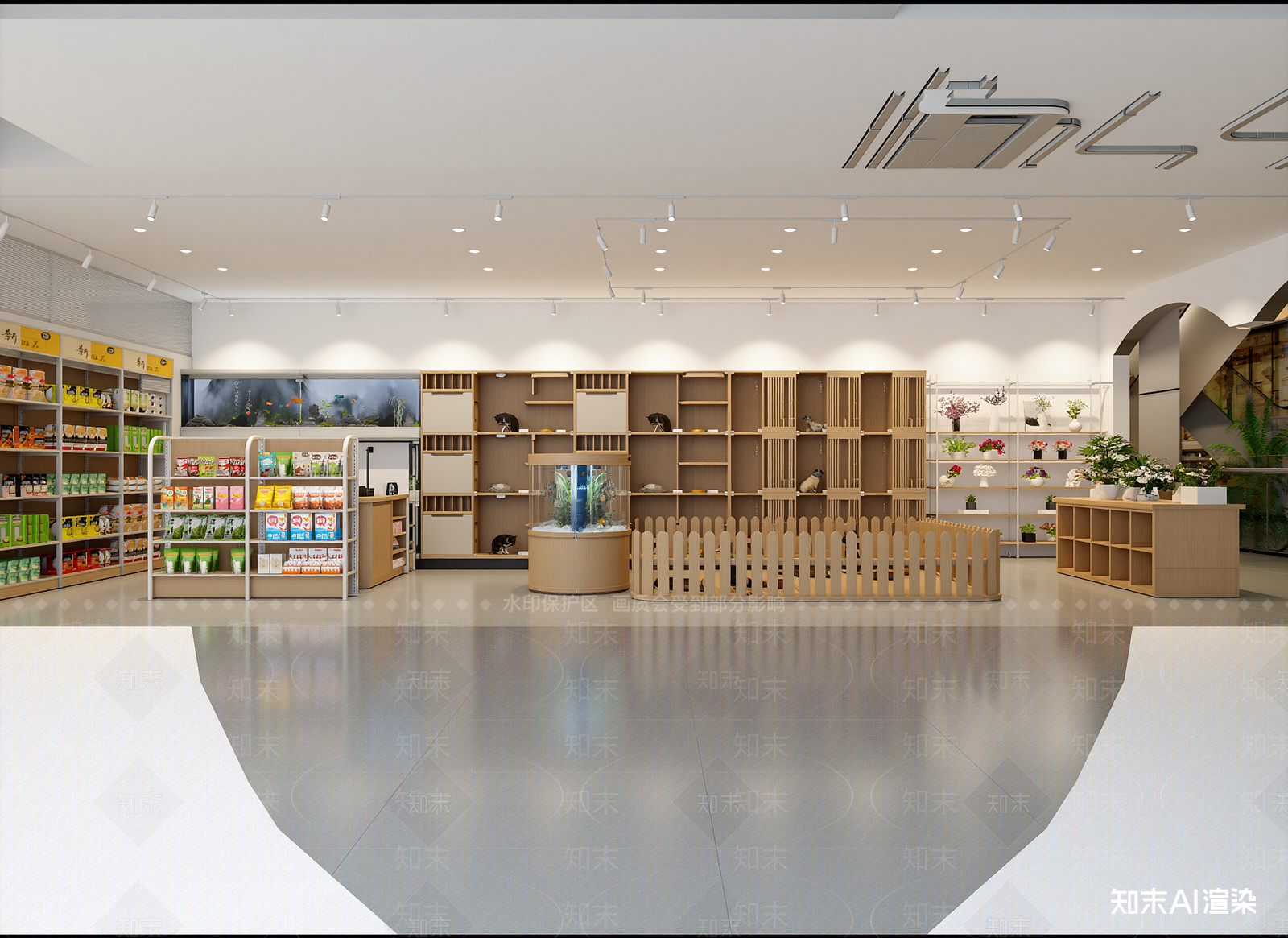 现代超市3D模型下载【ID:1214805881】