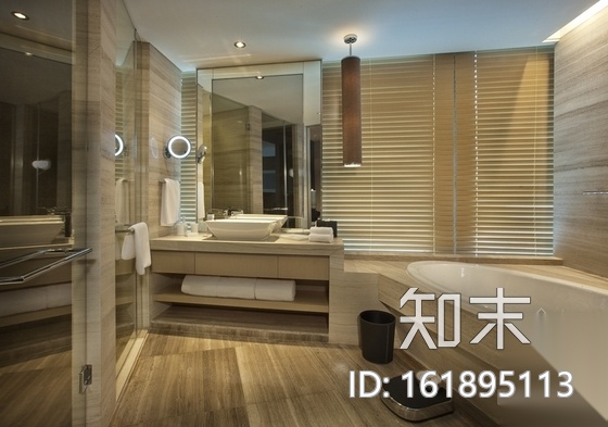 [上海]高级五星级豪华酒店客房室内装修施工图（含效果）cad施工图下载【ID:161895113】
