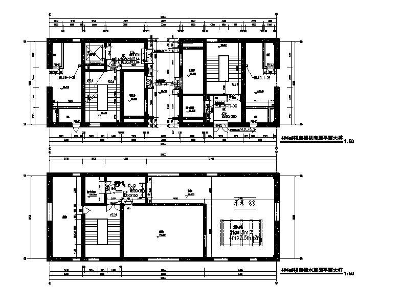 [宁夏]高层剪力墙结构综合写字楼建筑施工图（含水暖电...施工图下载【ID:166721163】