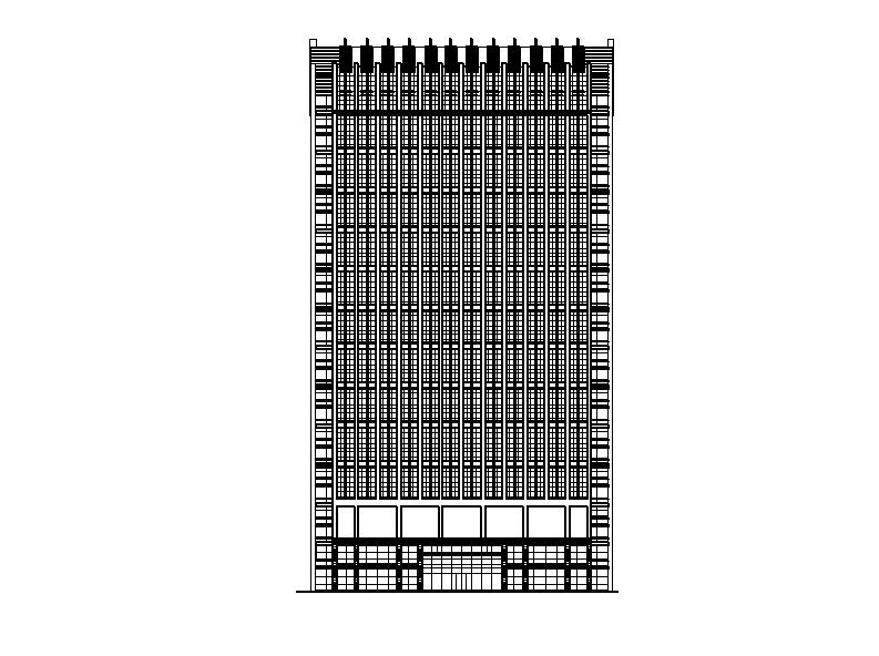 [宁夏]高层剪力墙结构综合写字楼建筑施工图（含水暖电...施工图下载【ID:166721163】