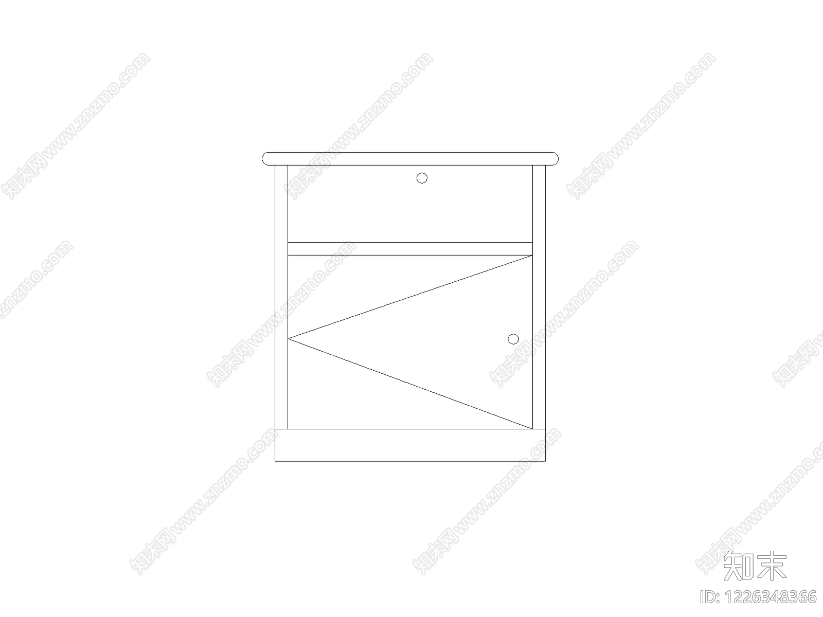 现代柜子CAD图纸