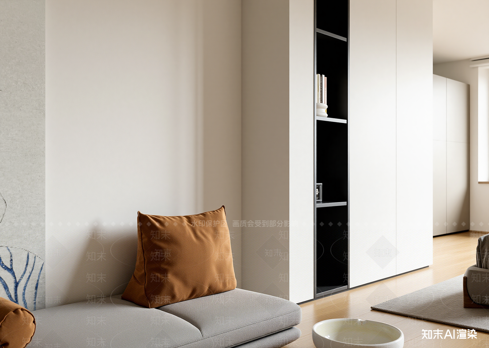 现代家居客厅3D模型下载【ID:1222068109】