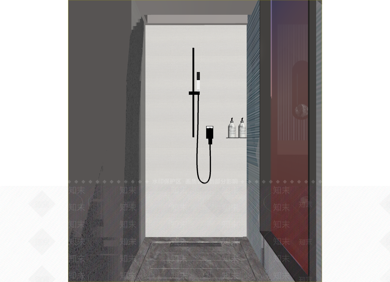 现代卫生间3D模型下载【ID:1215042621】