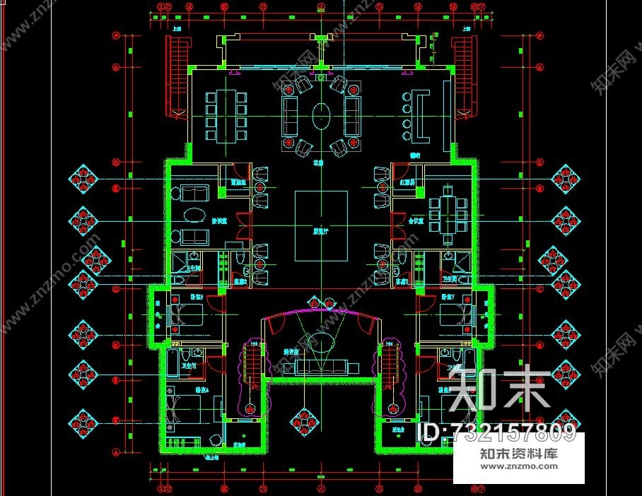 梁景华-深圳观澜高尔夫3层欧式别墅样板间施工图含实景照片施工图下载【ID:732157809】