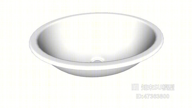 洗面盆SU模型下载【ID:717875508】