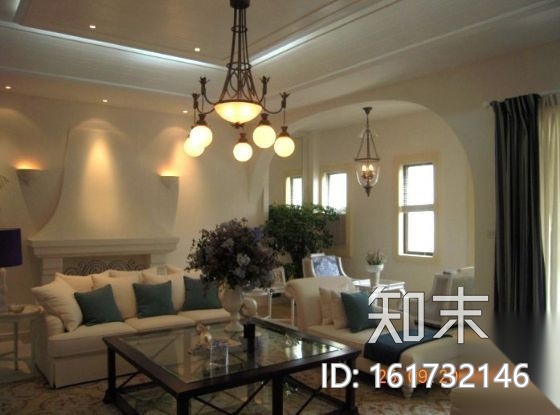 [深圳]名师地知名地产风格别墅施工图（含实景）cad施工图下载【ID:161732146】