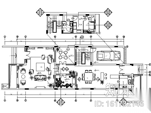 [深圳]名师地知名地产风格别墅施工图（含实景）施工图下载【ID:161732146】