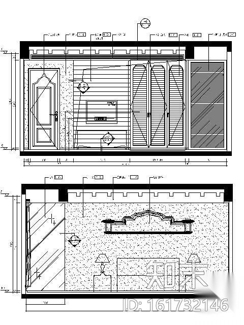 [深圳]名师地知名地产风格别墅施工图（含实景）cad施工图下载【ID:161732146】
