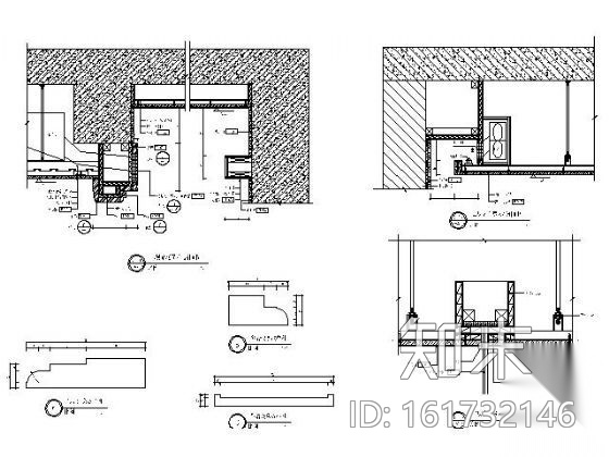 [深圳]名师地知名地产风格别墅施工图（含实景）cad施工图下载【ID:161732146】