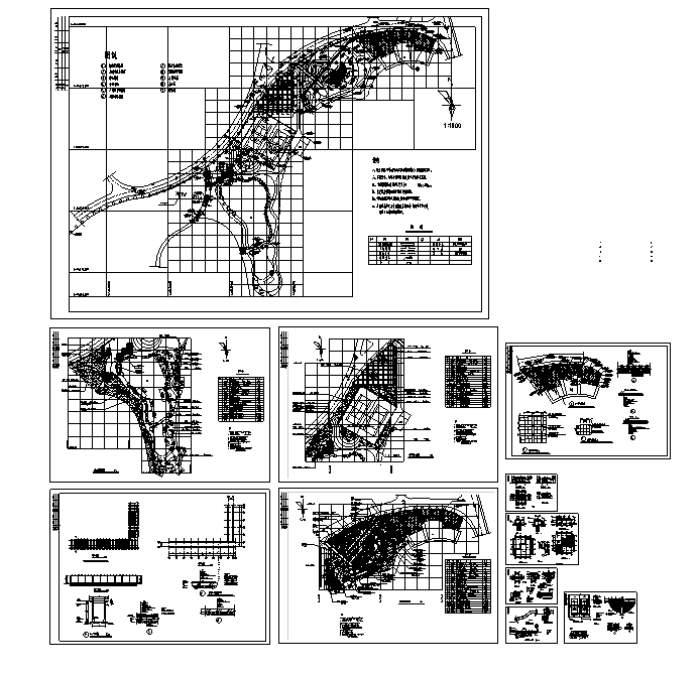 公园景观设计全套施工图纸cad施工图下载【ID:161804124】