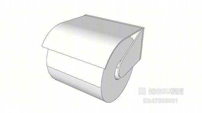 纸巾盒SU模型下载【ID:318125872】