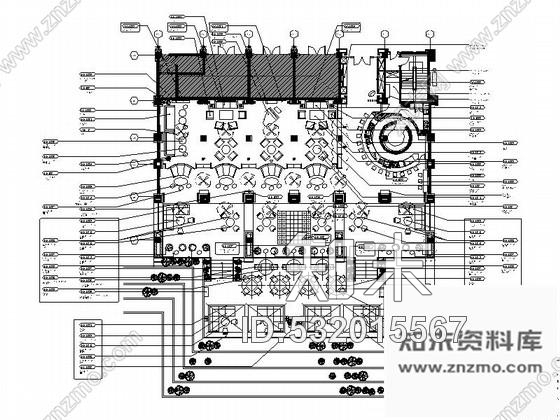 施工图海南国际度假酒店情趣酒吧装修设计施工图cad施工图下载【ID:532015567】