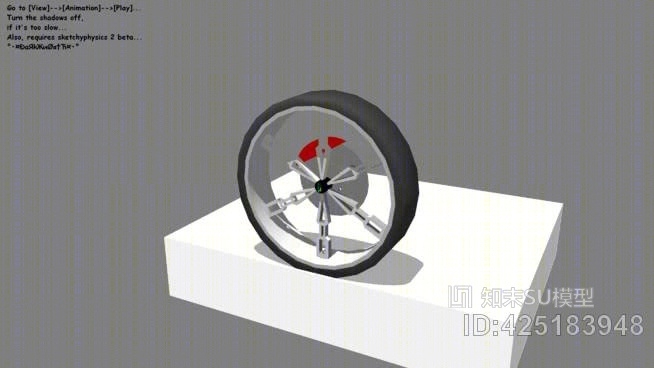 令人敬畏的车轮*场景、阴影和现实*SU模型下载【ID:425183948】