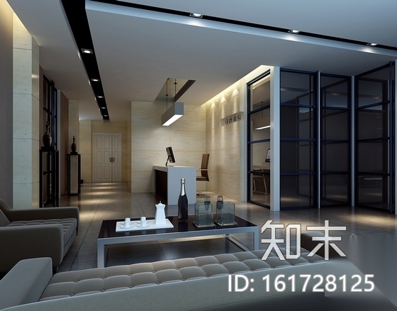 [福州]设计事务所设计现代感大气商业办公空间施工图（含...cad施工图下载【ID:161728125】