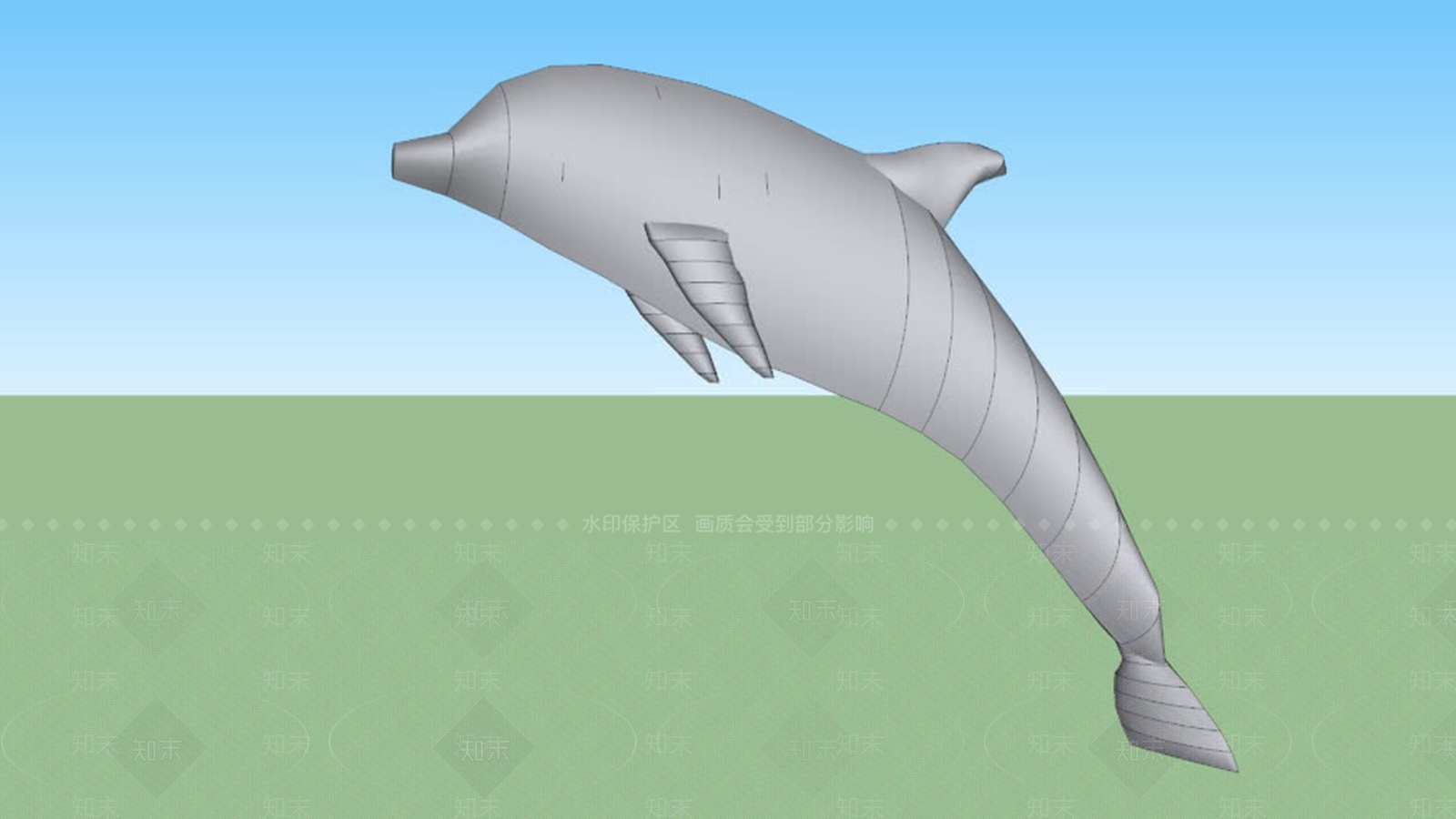 海豚SU模型下载【ID:1162060166】