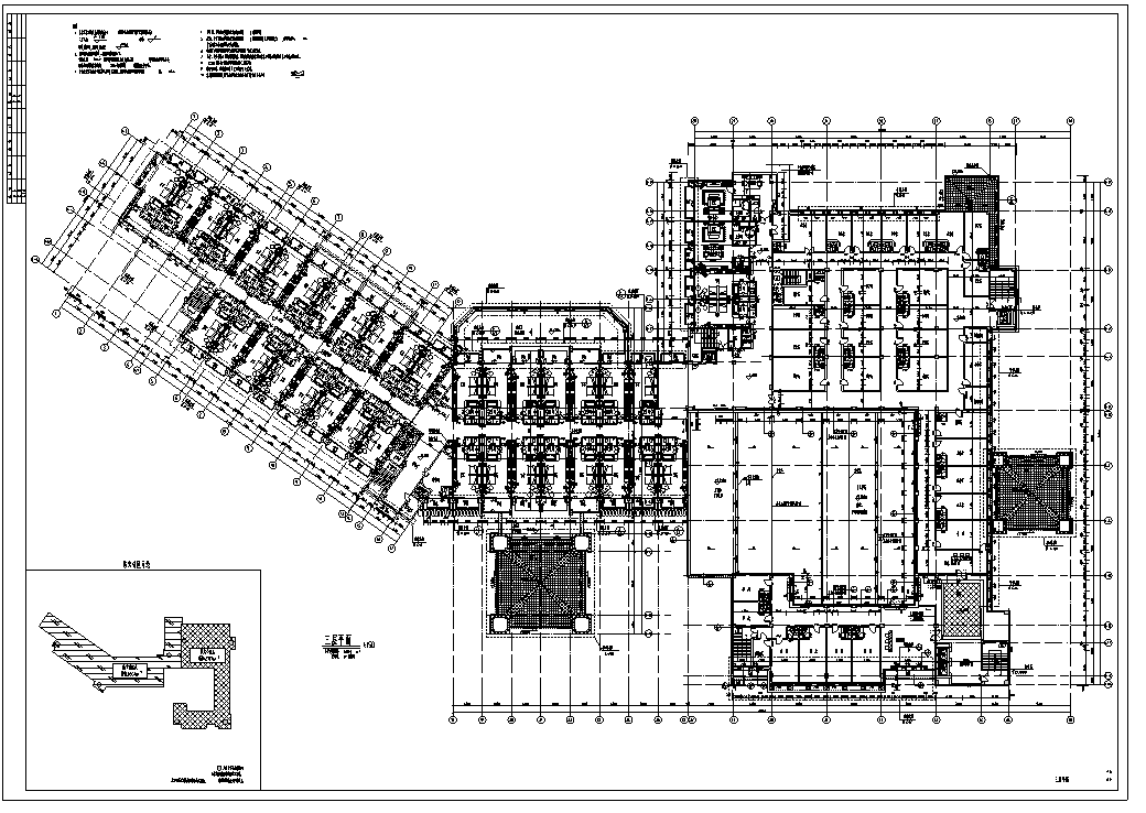 6层简欧风格五星级酒店设计效果图方案文本及施工图纸cad施工图下载【ID:166408178】