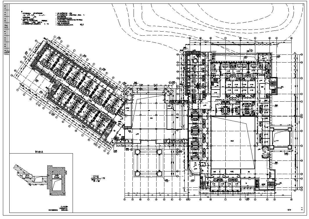 6层简欧风格五星级酒店设计效果图方案文本及施工图纸cad施工图下载【ID:166408178】