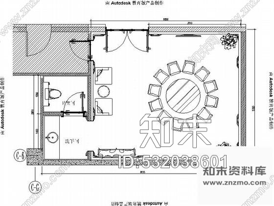 施工图天津豪华五星级婚宴酒店包间施工图含效果施工图下载【ID:532038601】