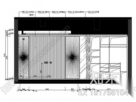 [深圳]精装现代简约3室2厅室内设计CAD施工图cad施工图下载【ID:181766104】