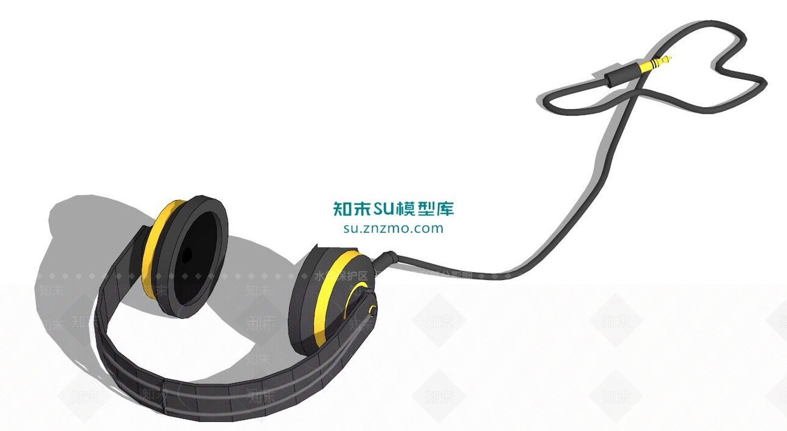耳机SU模型下载【ID:169550141】