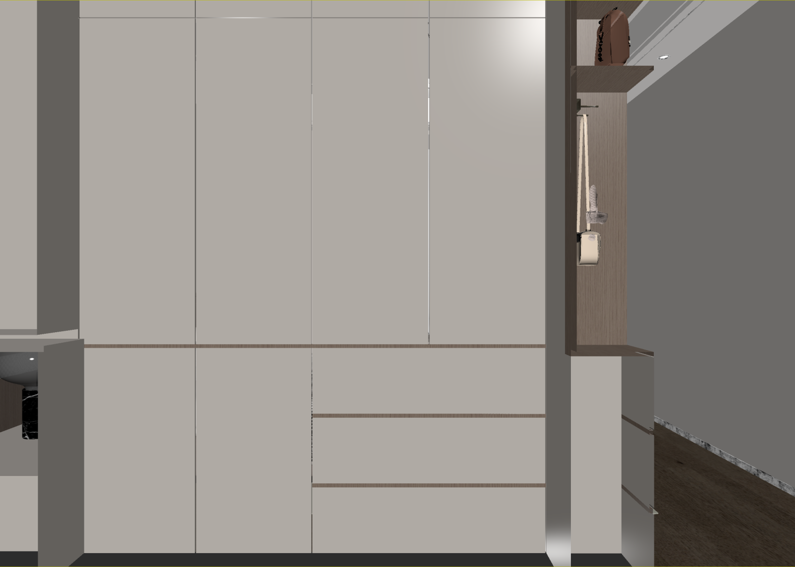 现代玄关3D模型下载【ID:1215032566】