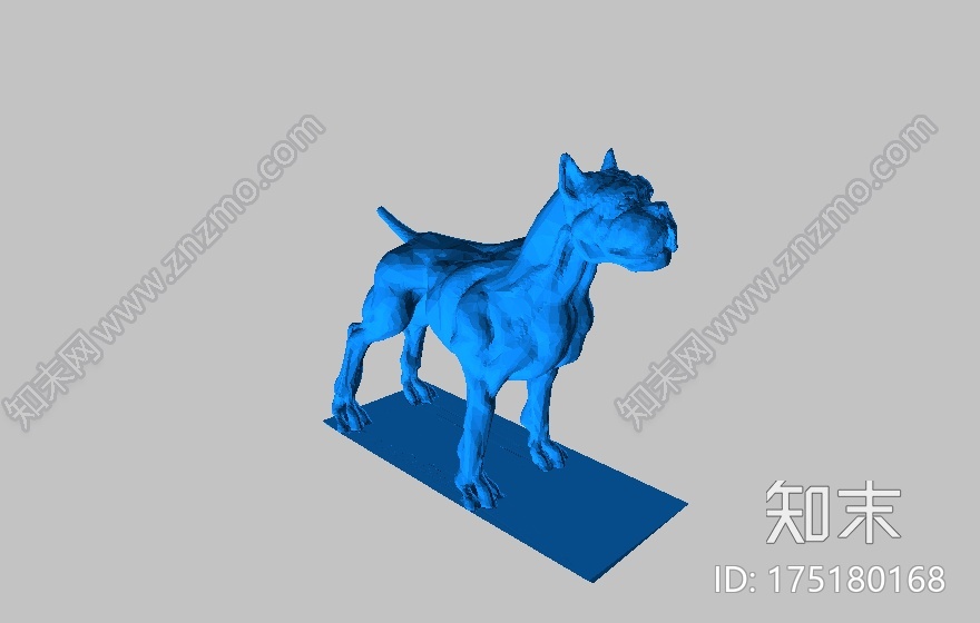 猎狗模型3d打印模型下载【ID:175180168】