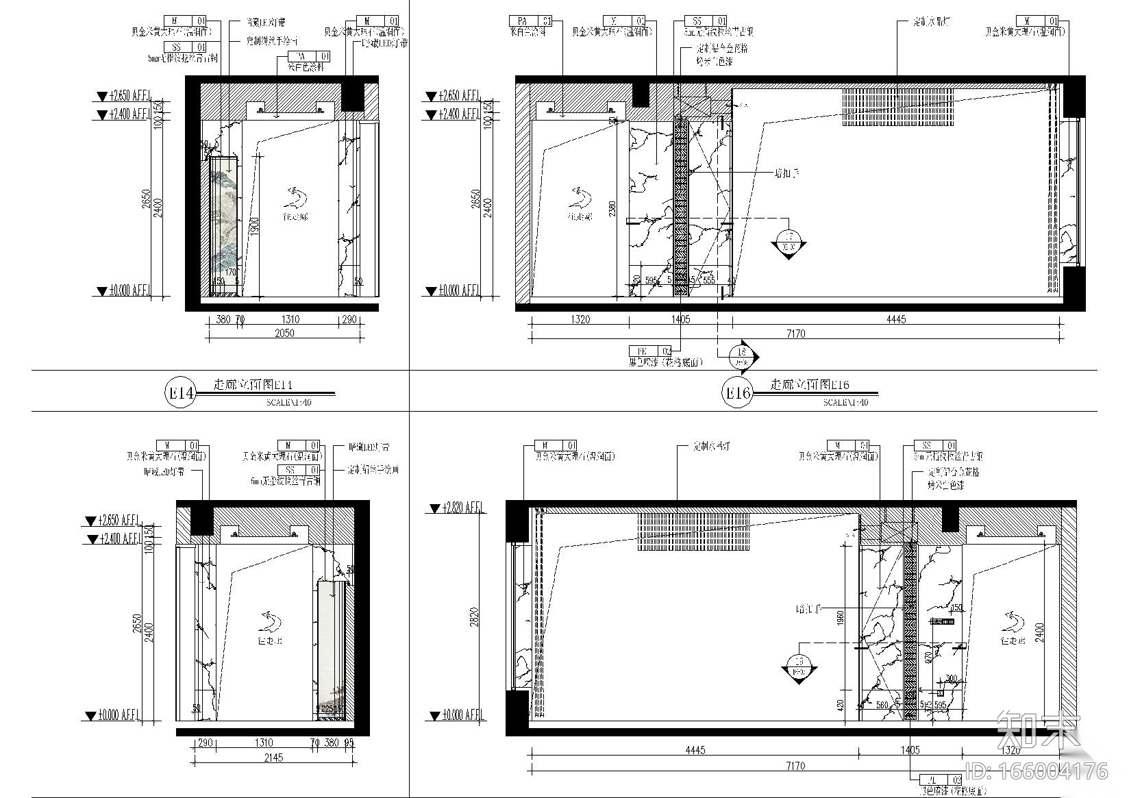 [湖北]-武汉天地云廷私宅施工图+效果图cad施工图下载【ID:166004176】