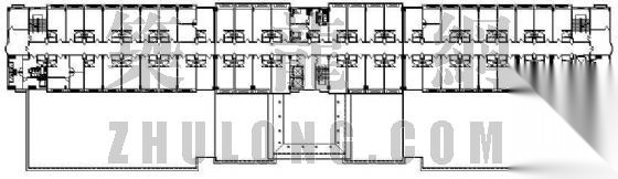 某酒店式公寓建筑设计方案cad施工图下载【ID:149821196】