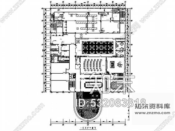 施工图现代工厂办公空间装修施工图施工图下载【ID:532083818】