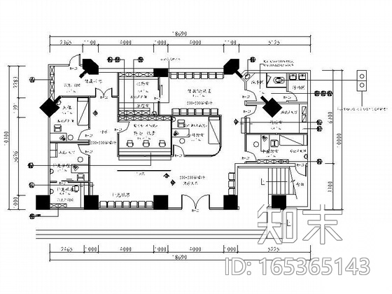 [深圳]某区社区健康服务中心装修图cad施工图下载【ID:165365143】