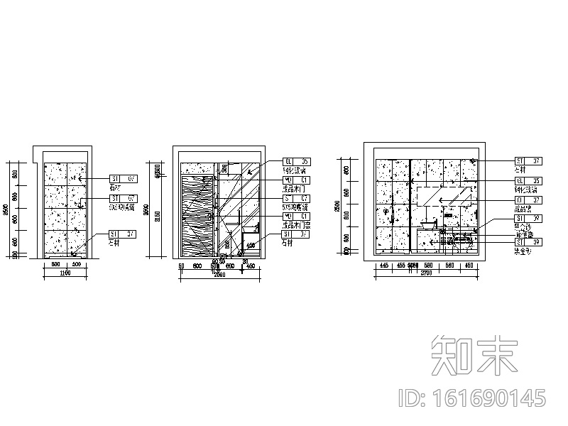 [北京]景园别墅C户型全套施工图（含效果图）cad施工图下载【ID:161690145】