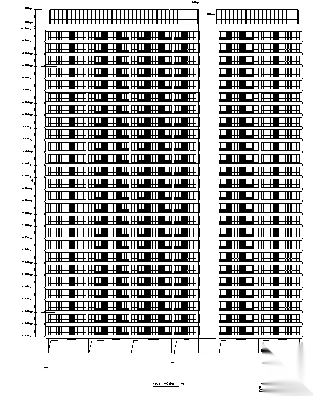 [广东]高层养生商业广场建筑施工图（含全专业图纸）cad施工图下载【ID:166548194】