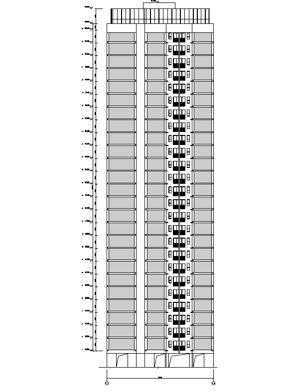 [广东]高层养生商业广场建筑施工图（含全专业图纸）cad施工图下载【ID:166548194】