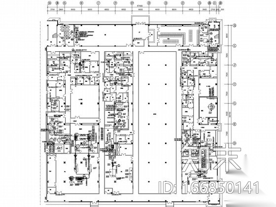 [深圳]医药洁净厂房水暖设计施工图纸施工图下载【ID:166850141】