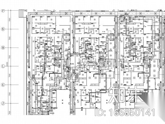 [深圳]医药洁净厂房水暖设计施工图纸cad施工图下载【ID:166850141】