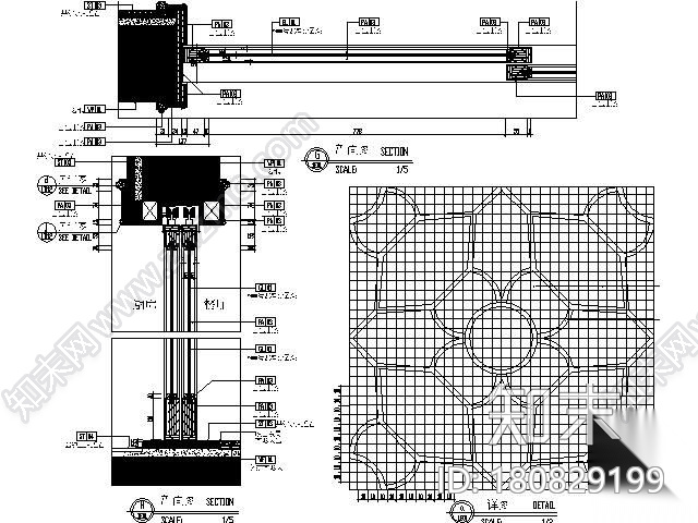 [深圳]133㎡简欧样板房四居室施工图（含效果）cad施工图下载【ID:180829199】