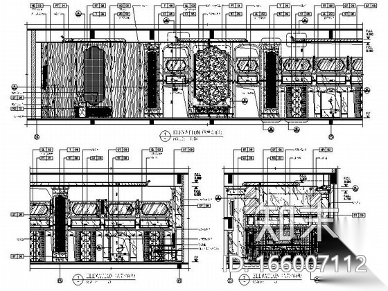 [湖南]益阳奢华四星级商务酒店装修CAD施工图cad施工图下载【ID:166007112】