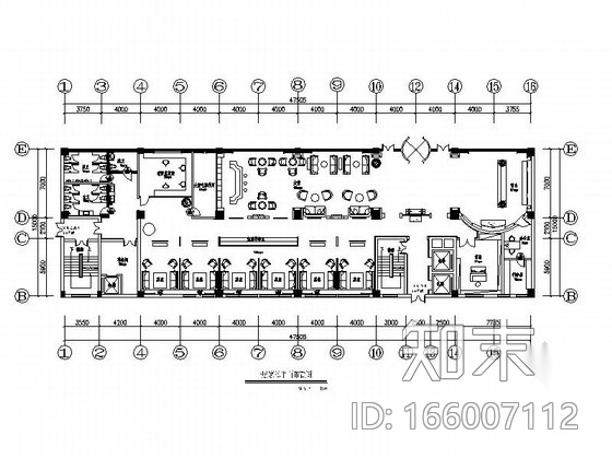 [湖南]益阳奢华四星级商务酒店装修CAD施工图cad施工图下载【ID:166007112】