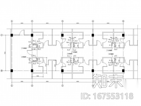 五层宾馆给排水施工图纸cad施工图下载【ID:167553118】