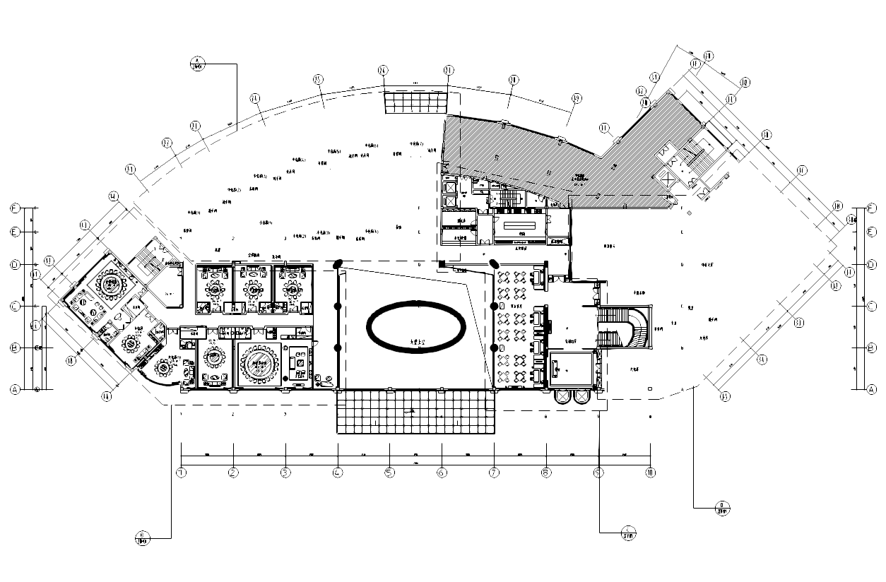 浙江温州某五星豪华酒店中餐厅施工图（含效果图）cad施工图下载【ID:161763137】