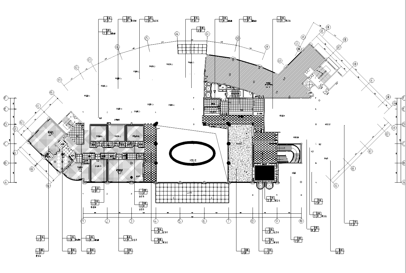 浙江温州某五星豪华酒店中餐厅施工图（含效果图）cad施工图下载【ID:161763137】